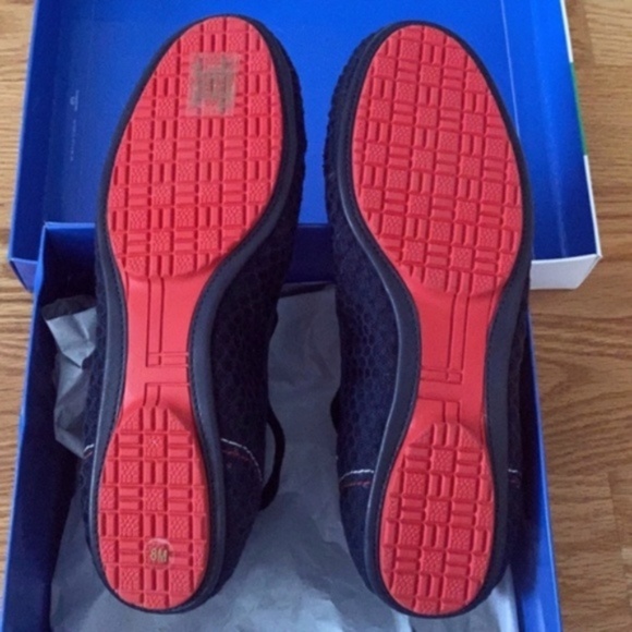 Tory Burch Sport NIB Navy Mesh Ballet Flats (8) - Picture 8 of 10